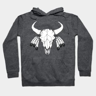 Bison Skull 1 Hoodie